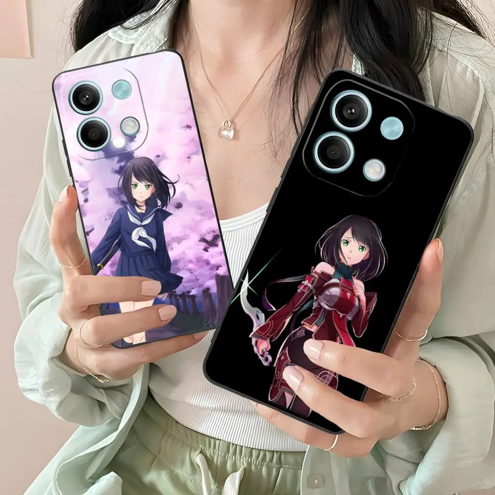 

Sword Art Online Koharu Phone Case for Xiaomi Redmi Note 14 13 12 11 A5 3 2 1 Pro Plus 4G 5G Colour Printing Luxury Pretty Cover