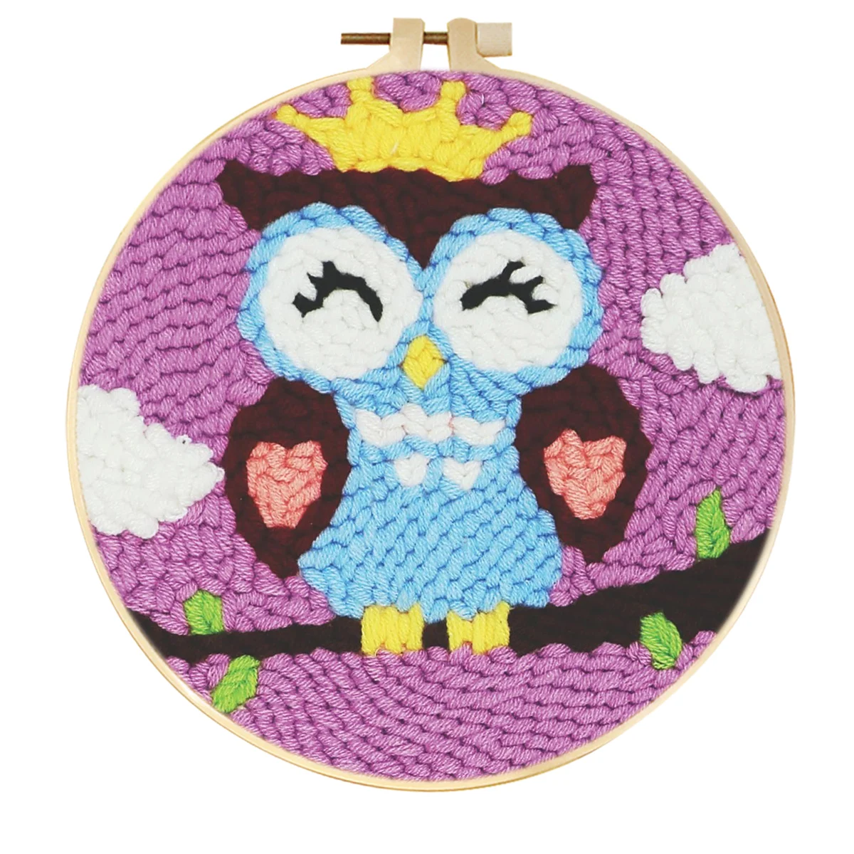 Embroidery Ideas For Bags - RUOPOTY Bastidor para Punch Needle Coruja