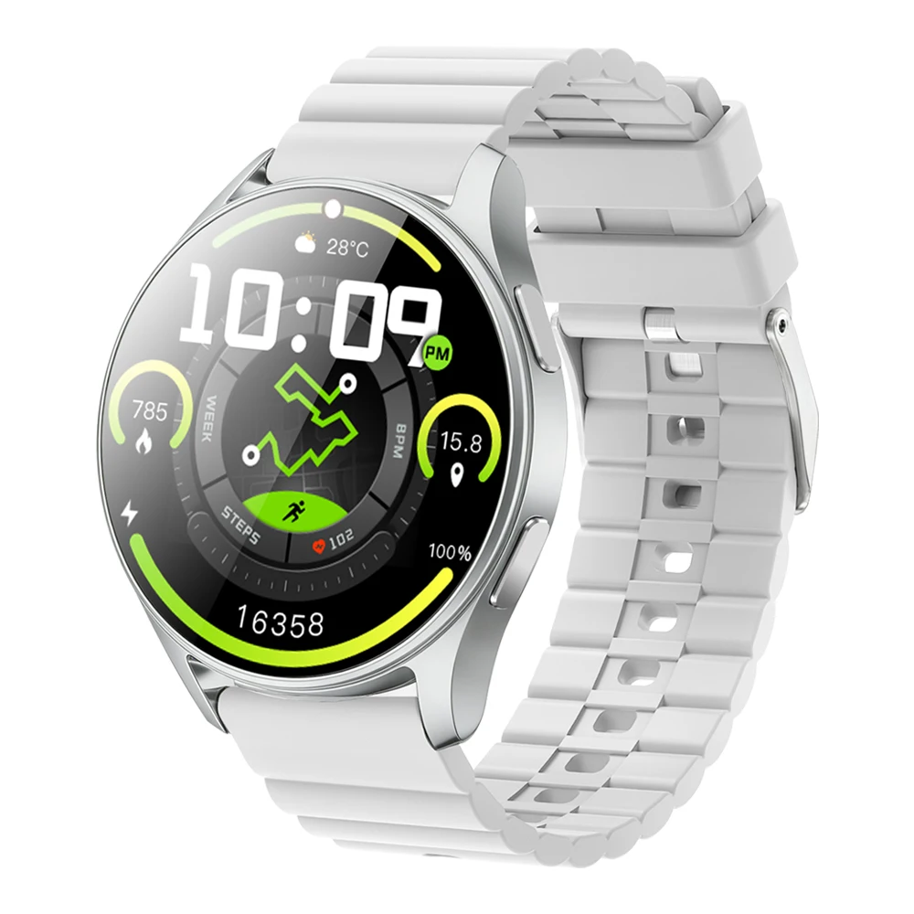 LC323 Independent GPS Smartwatch Wireless Calling 100+ Sports Modes HD Round Display Fitness Tracker for Men and Women