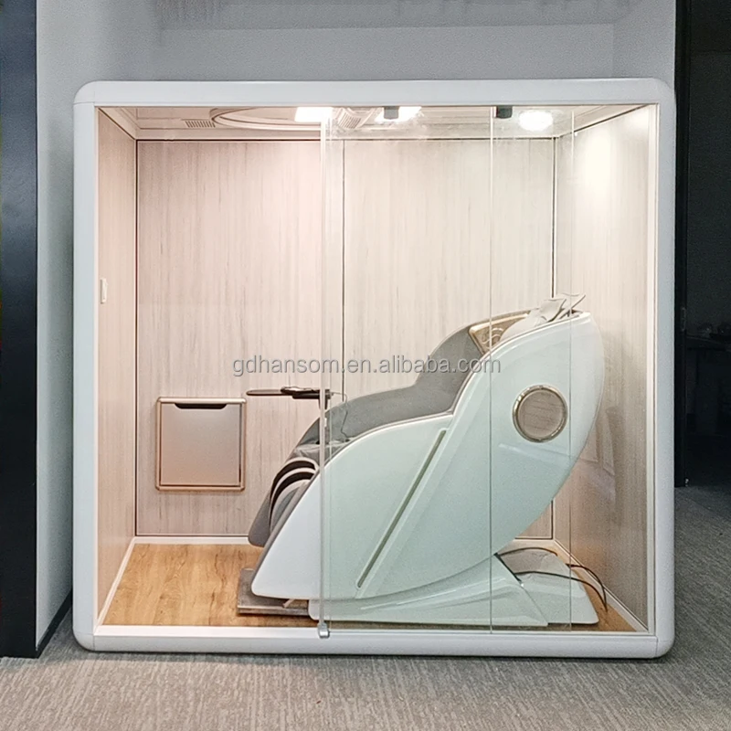 Indoor Privacy Booth Soundproof Sleeping Cabin Home Office Pod Rest Soundproof Booth Acoustic Mute Booth Capsule Hotel