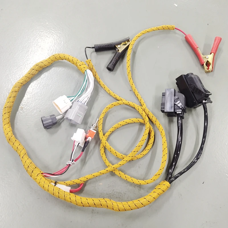 

Excavator accessories For Hitachi 4HK1 6HK1 Isuzu engine start test harness