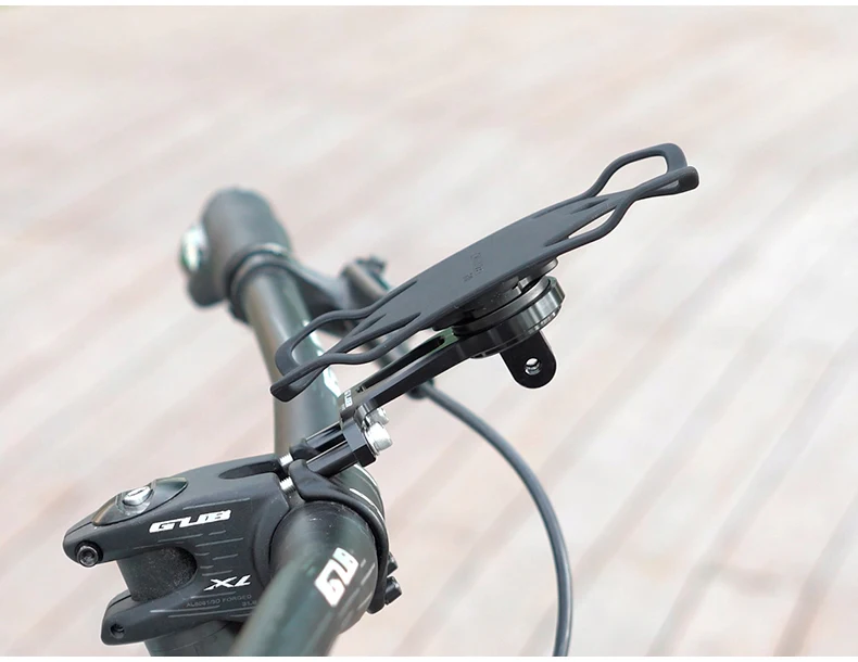 GUB P13 Handy-Fahrradhalterung, sichere Silikon-Halterung für Computer und Smartphone, kompatibel mit Garmin, Bryton, Wahoo – Detail 16