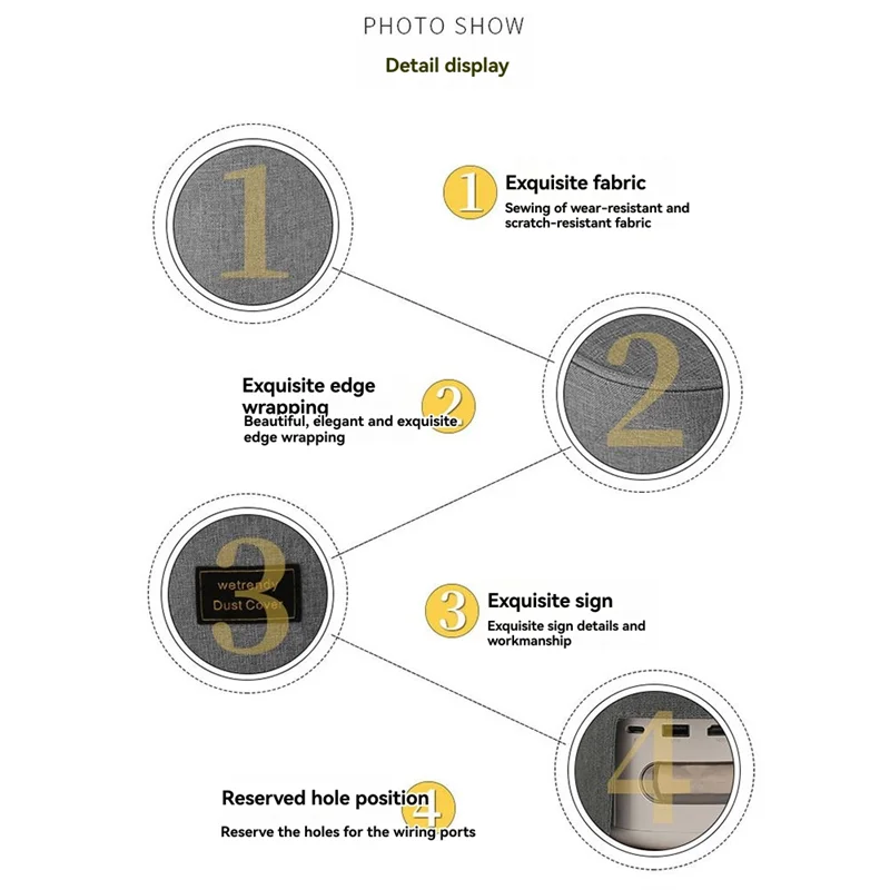 FFYY-XGIMI Play3 호스트 먼지 커버 Play3 프로젝터 용 보호 커버 데스크탑 보관 가방 긁힘 방지