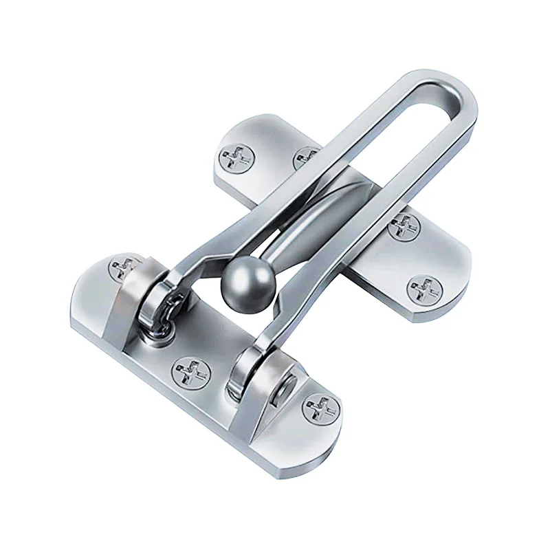 

1/2Pcs Anti-theft Buckle Door Buckle Door Bolt Door Lock Buckle Hasp Door Anti-lock Buckle Household Thickening Mute Anti-rust