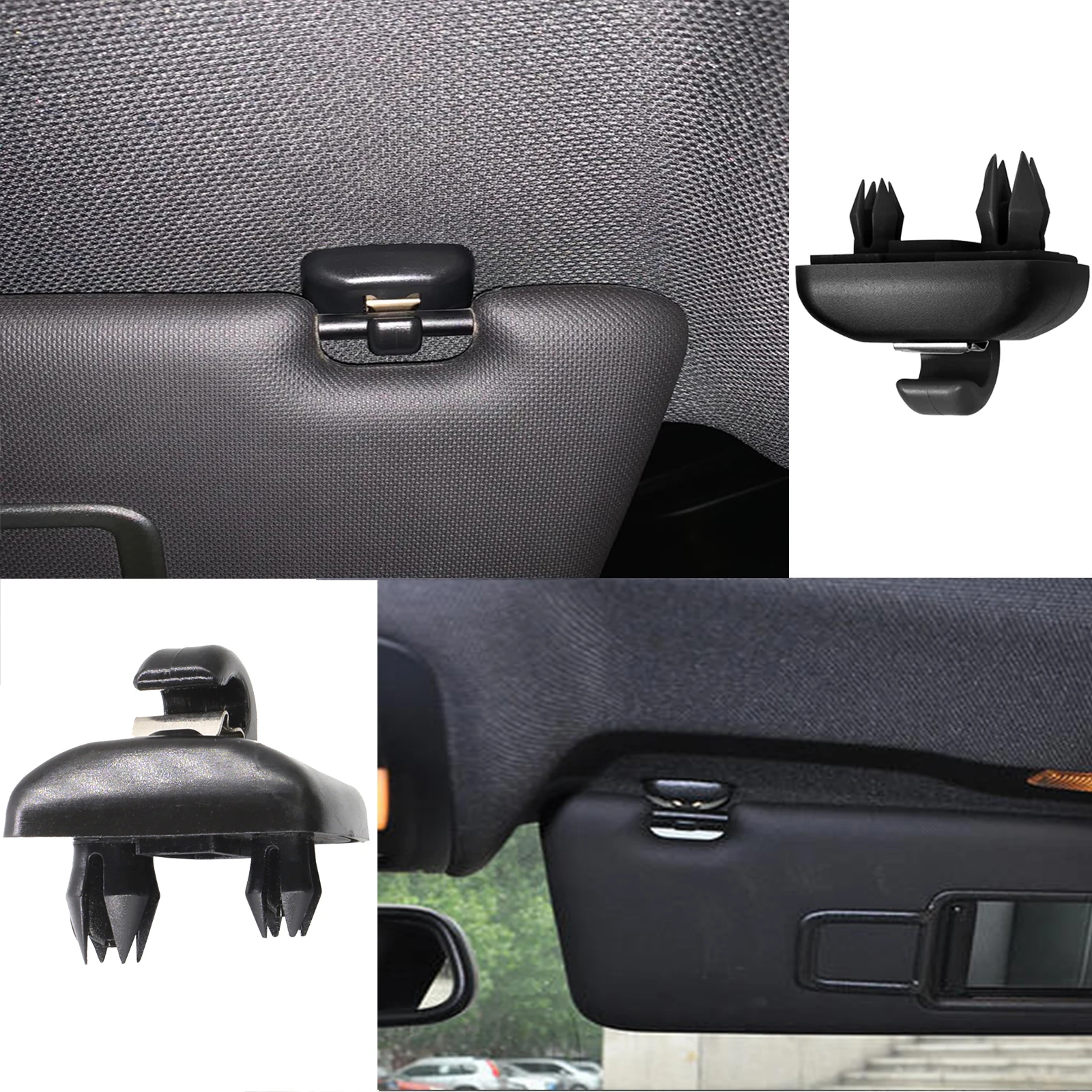 Apktnka-Clips de gancho para visera interior, soporte de suspensión, hebilla, retenedor para Audi A1, A3, A5, Q3, Q5, S4, S5, TT, RS3, OE, #