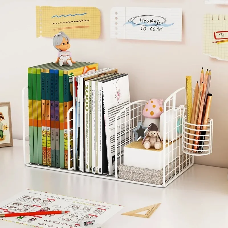 Storage Organizer Magazine Racks Display Corner Modern Desktop Bookcase Bedside Small Libreria Scaffale Minimalist Furniture