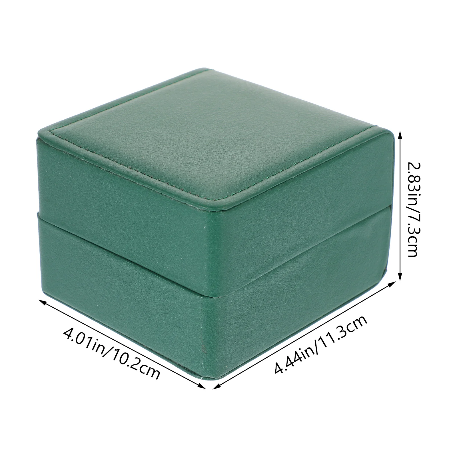 صندوق تخزين ساعات من البولي يوريثان الفاخر، حافظة عرض منظمة واحدة لمعظم الأحجام من إكسسوارات الساعات #2