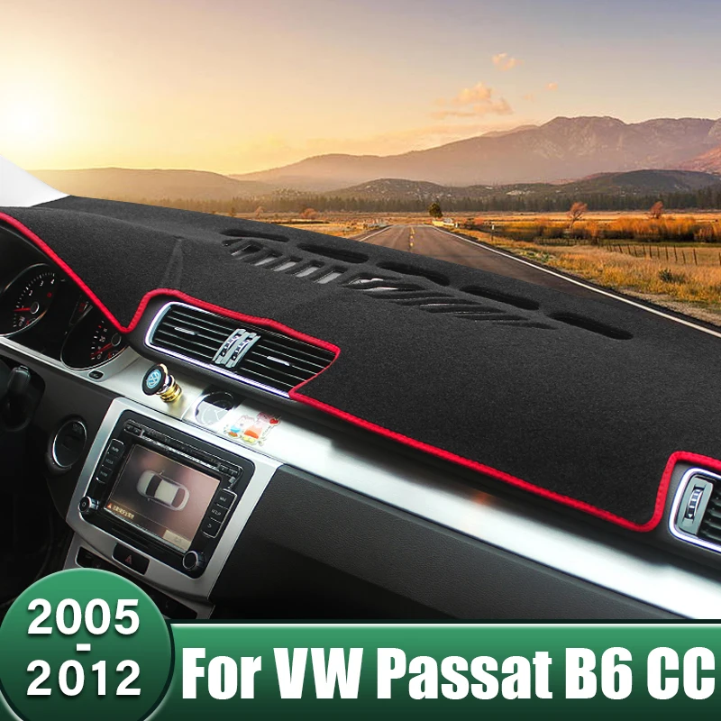 

Car Dashboard Cover Avoid Light Pads Carpets For Volkswagen VW Passat B6 2005 2006 2007 2008 2009 2010 2011 2012 CC 2009-2013