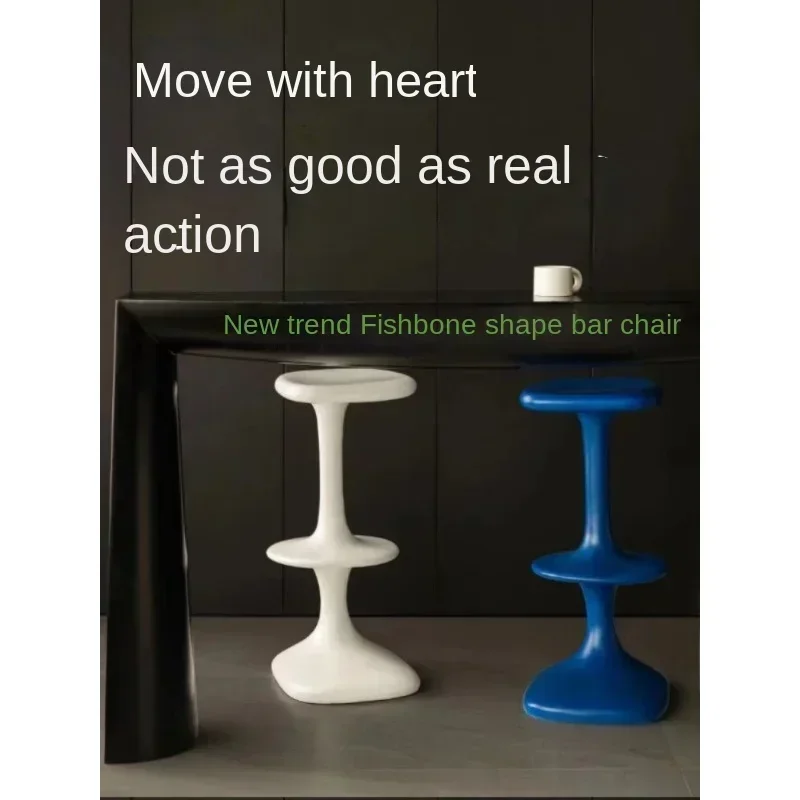 Designer Fashion Special-shaped  Chair Fiberglass,  KTV Bar  Waiting  Fishbone Chair Reception Bar Chair Hot sales