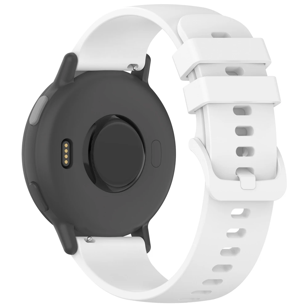 20 مللي متر 22 مللي متر الفرقة ل Garmin Vivoactive 5 6 حزام استبدال سيليكون سوار Forerunner 265 255 165 متر 570 Venu 3 Sq 2 اكسسوارات