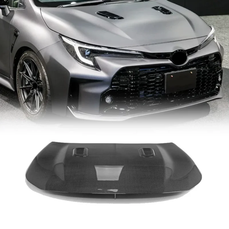 

Dry Carbon Fiber Engine Cover for Toyota Corolla GR modified Bonnet hood scoop body kit Car Accessories