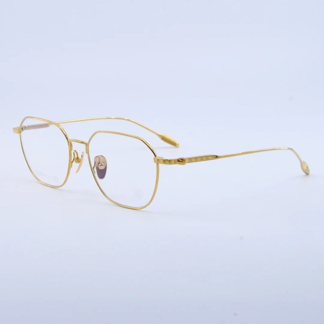 

Роскошные мужские круглые компьютерные очки для чтения для близорукости, женские модные легкие очки из титанового сплава, оптическая оправа для очков по рецепту