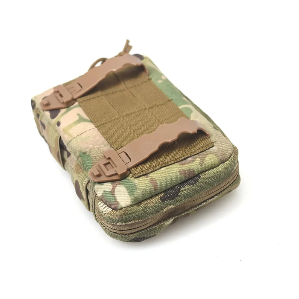 Imagem -03 - Molle Multi-function Tool Bags Outdoor Vest Pouch Chest Dump Storage Bolsa Admin Pouch