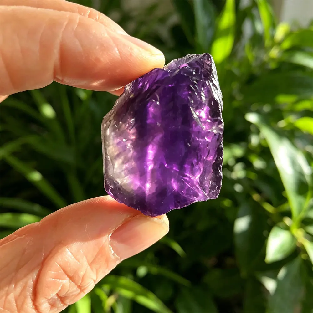Natural Amethyst Raw Crystals Stones Purple Gemstones Quartz Crystal Rock Reiki Healing Chakra Mineral Home Decor Decorative