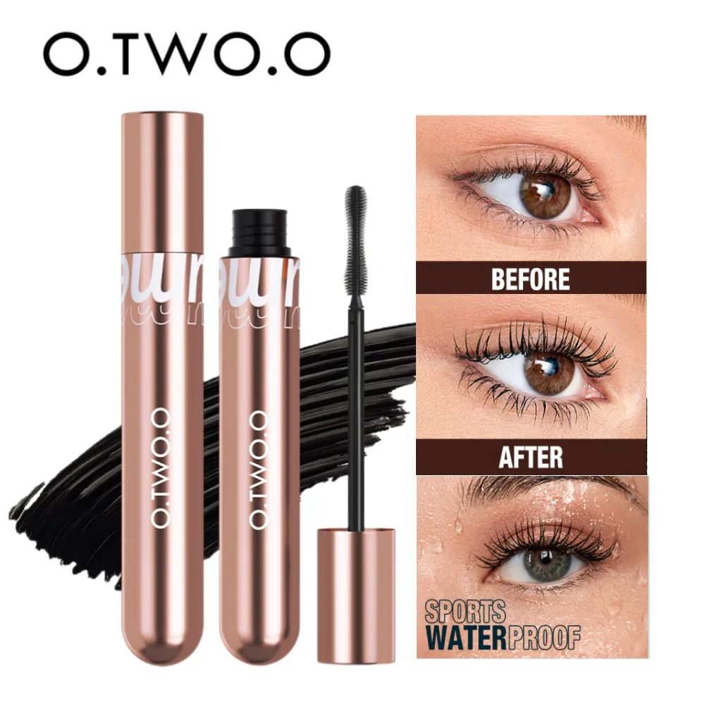 Wholesale O.TWO.O Mascara 4d Silk Fiber Mascara Waterproof Extra Volume Curling Lengthening Eyelash Extension Eye Makeup Tool