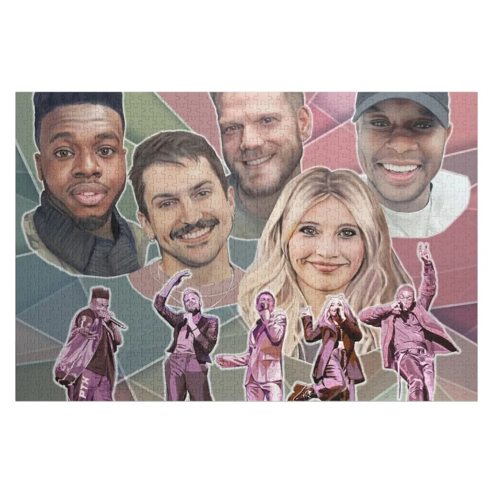 Pentatonix Jigsaw Puzzle Custom Child Custom Wooden Name With Photo Personalised Name Puzzle