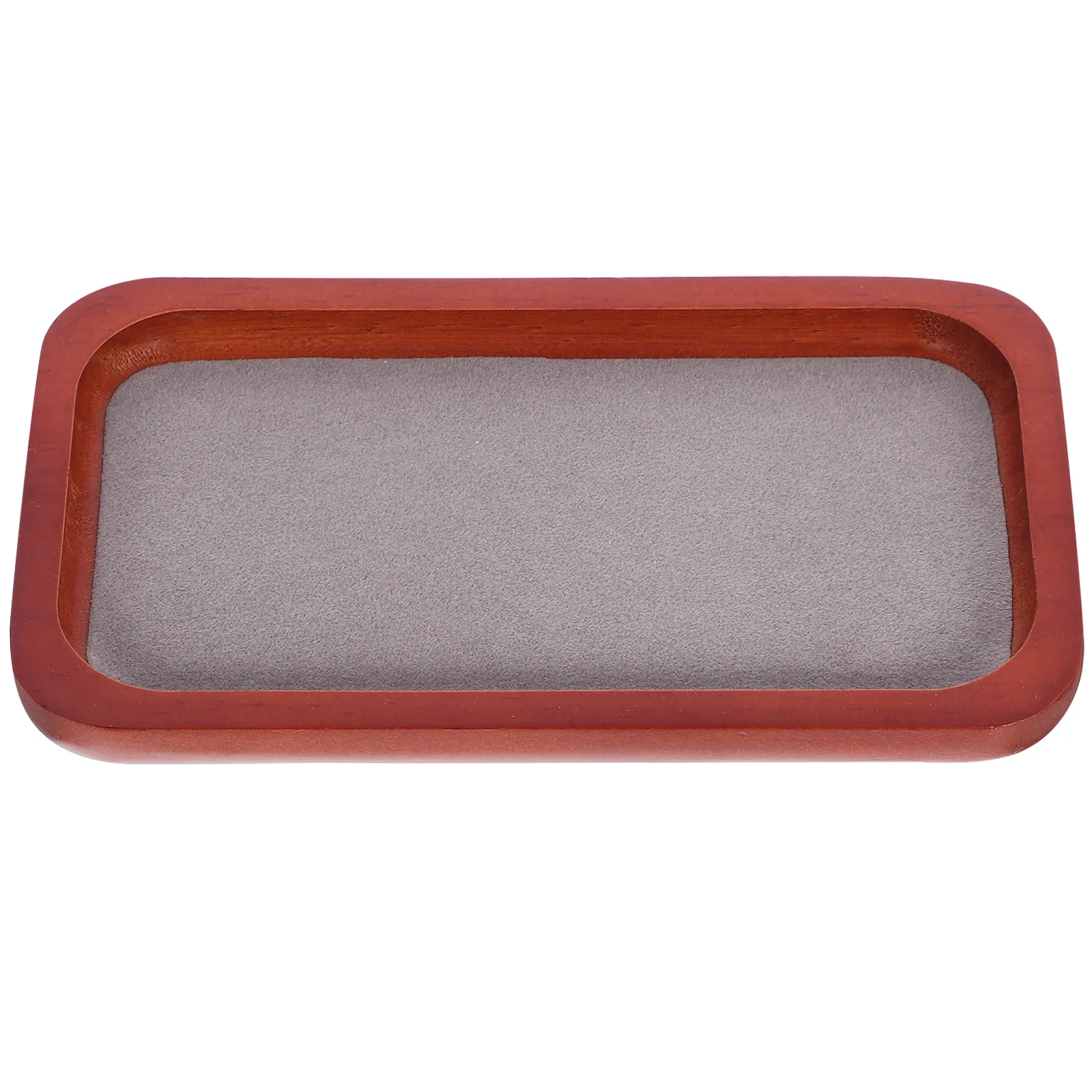 

Tray Organizer Vintage Wooden Jewelry Display Tray For Earrings Necklaces Bracelets Storage Holder Trinket Dish Decorative