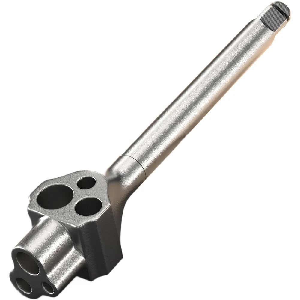 Socket Extension Bar Handle With 6.35mm Bit Adapter And 1/2 Inch Drive For Hex Wrench Ratchet Tool High Carbon Steel