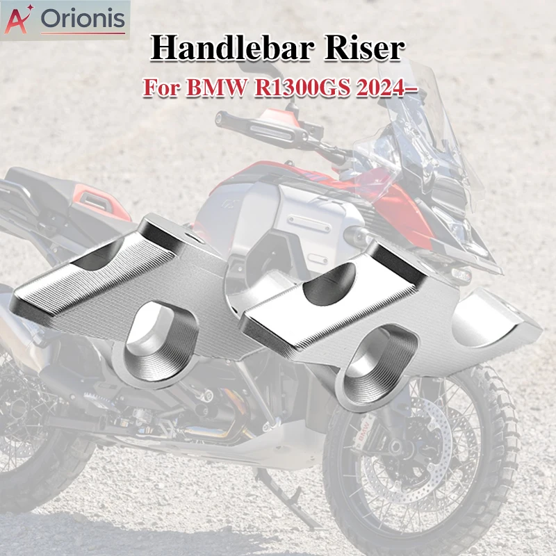 

Для BMW R1300GS 2024 2025 R1300 GS алюминиевый руль мотоцикла с ЧПУ, подъемник, усилитель, ручка, накладки, комплект держателей