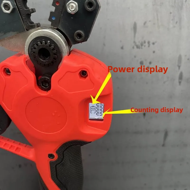 Electric crimping pliers rechargeable cold crimping pliers mini wiring EW-50X terminal pre-insulated tube type bare crimper
