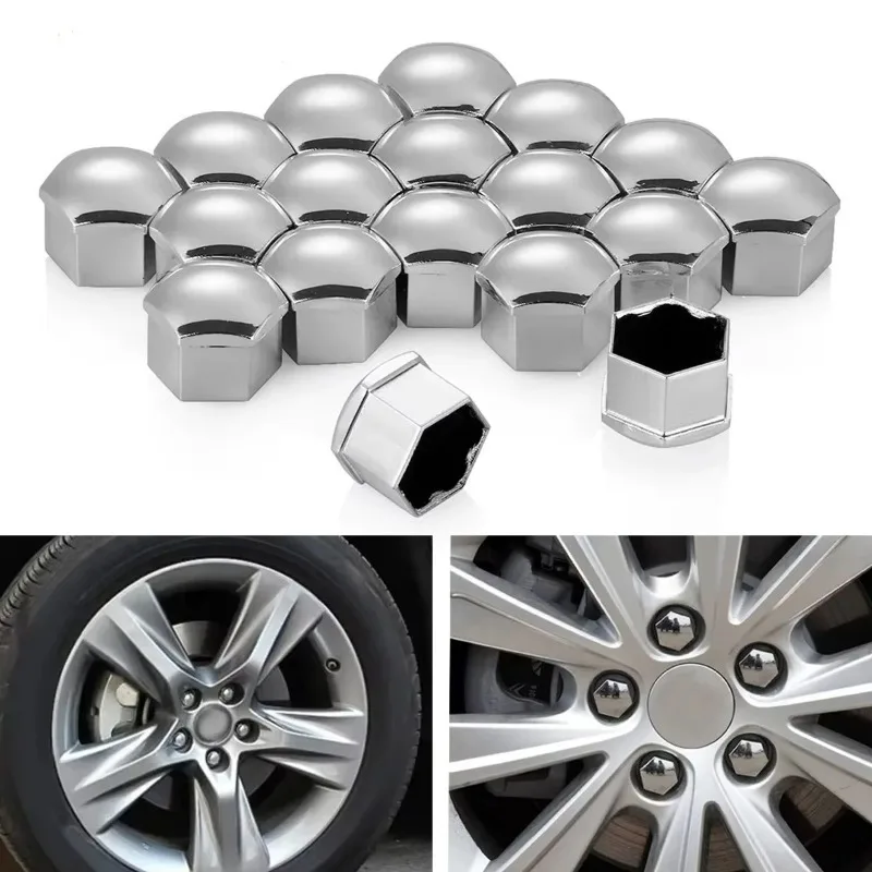 

17/19 20pcs Automotive Wheel Nut Cover Protective Cover Rust Proof Automotive Tire Nut Bolt Exterior Decoration Auto Tools