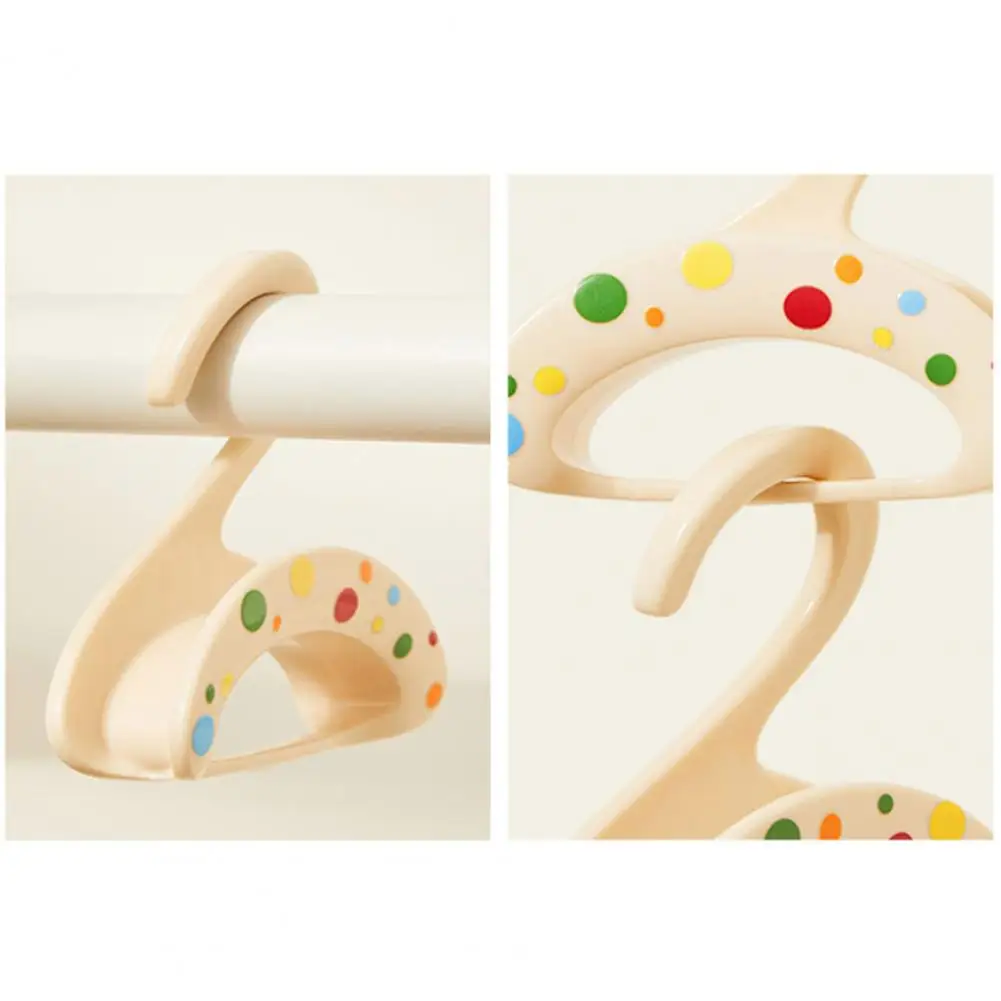 Wardrobe Rod Hooks Bag Hanger Shape Hook Stackable Anti-slip Organizer Traceless Punch-free Wardrobe Storage for Bags Scarves