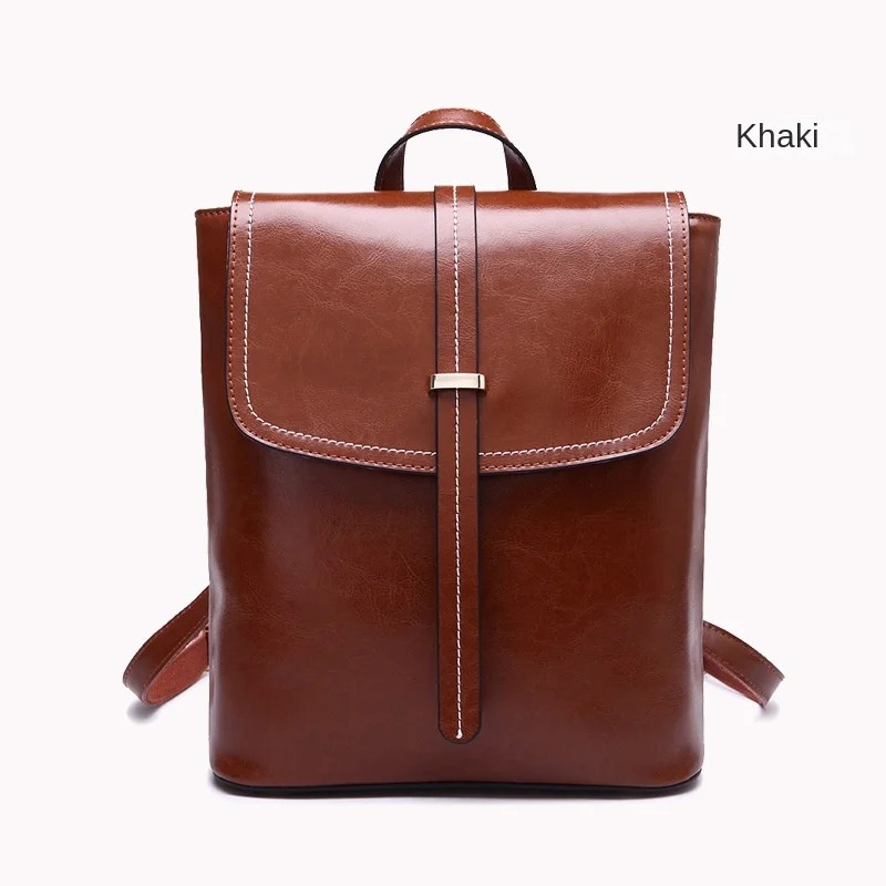 

2024 New Hot Women’s Backpack Designer High Quality Soft Leather Simple Fashion Backpack Large Capacity Antitheft Shoulder Bags