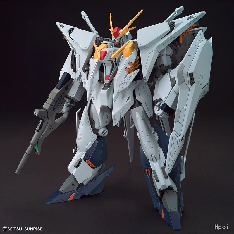 Bandai HGUC 1/144 RX-105 XI Gundam 18Cm Gundam Hathaways Flash Anime Original Action Figure Model Assemble Toy Gift Collection