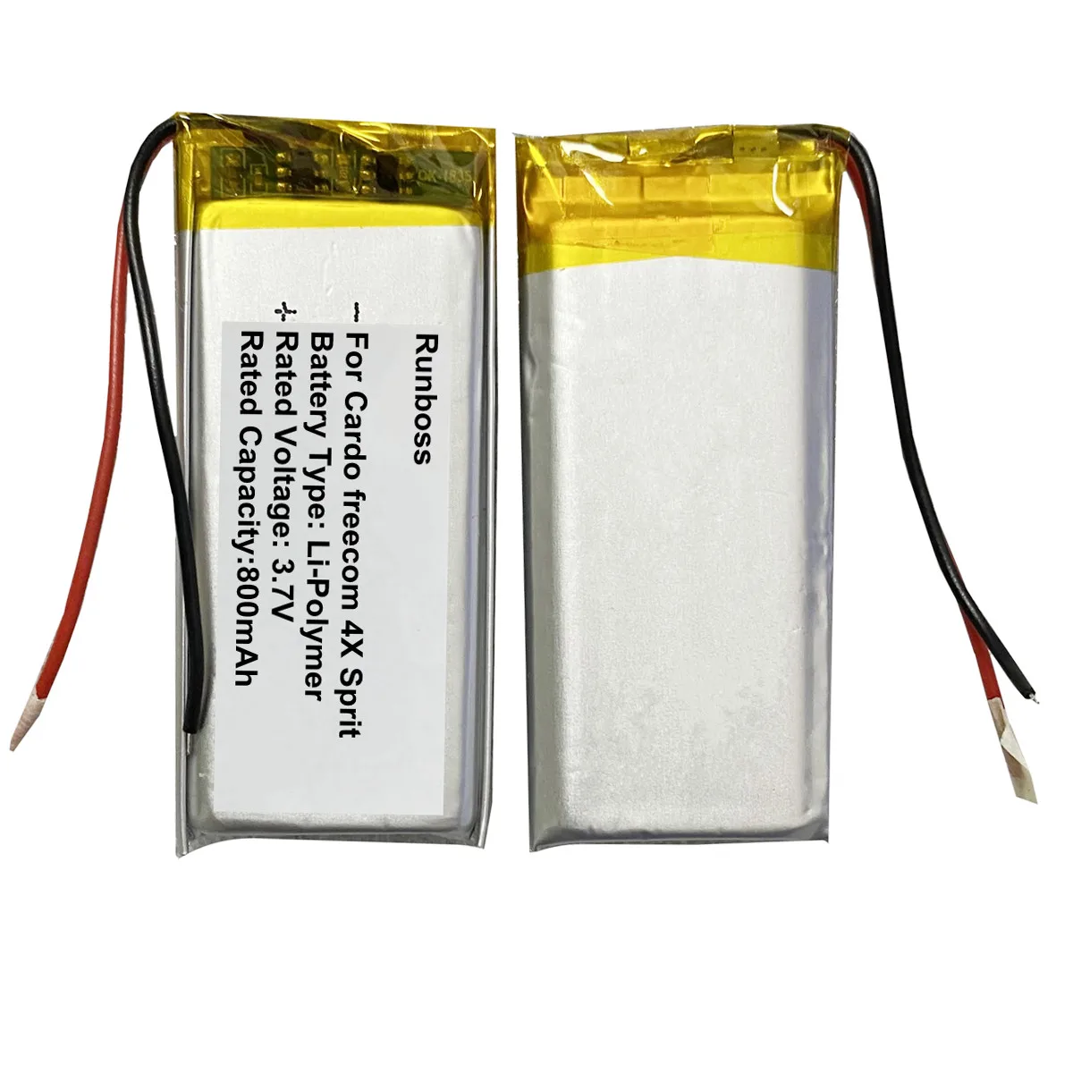 Original Replaces 800mAh BAT00008 Battery For Cardo Freecom 4X Sprit Headset Headphone