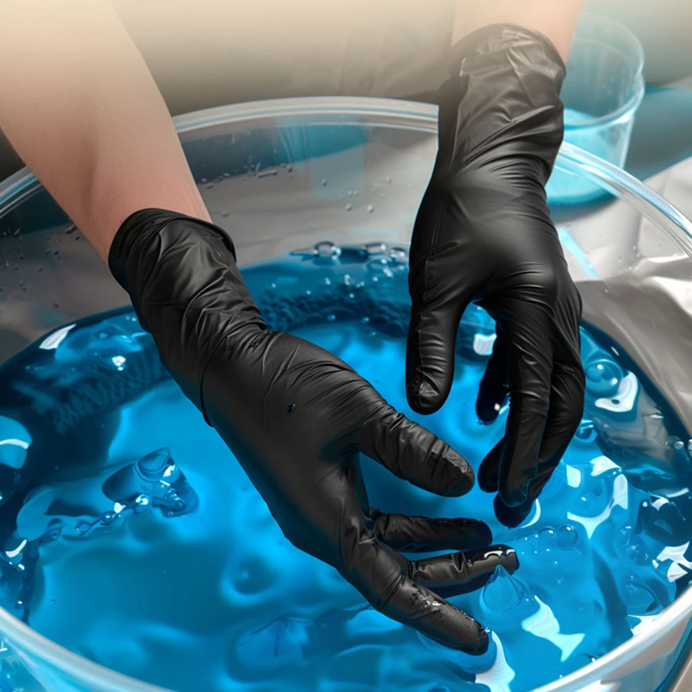 

Disposable Gloves Nitrile Gloves Kitchen Black Home Cooking knit reel Tools Tattoo Washing Car Household Cleaning Work Gloves