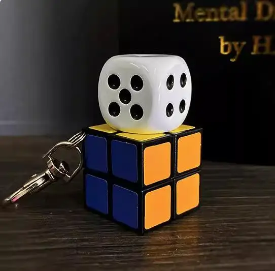 

Mental Dice (Cube) 2.0 by H.Z Magic Remote Controlled Rechargeable Stage Magic Tricks Mentalism Prediction Magicians Gimmick