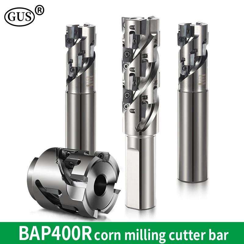 EAP BAP 400R Corn Milling Cutter Bar 90 degree Roughing End Face Helical for APMT1604 Carbide Insert CNC Lathe Parts Tool Holder