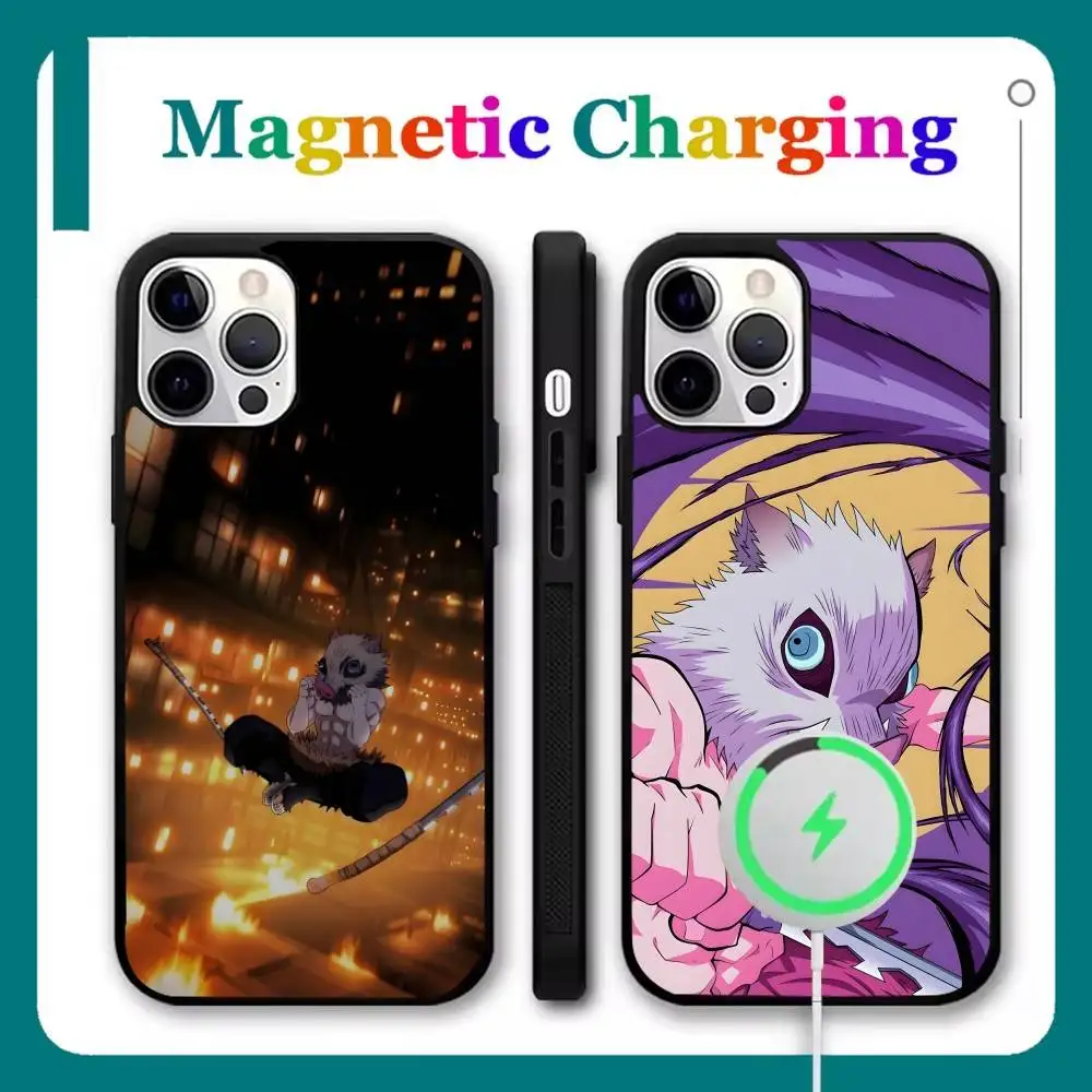 

Inosuke Hashibira Pig Phone Case For iPhone 17,16,15,14,13,12,11,Pro,Max,Plus,Mini,Air,SE Magsafe Magnetic Wireless Charging