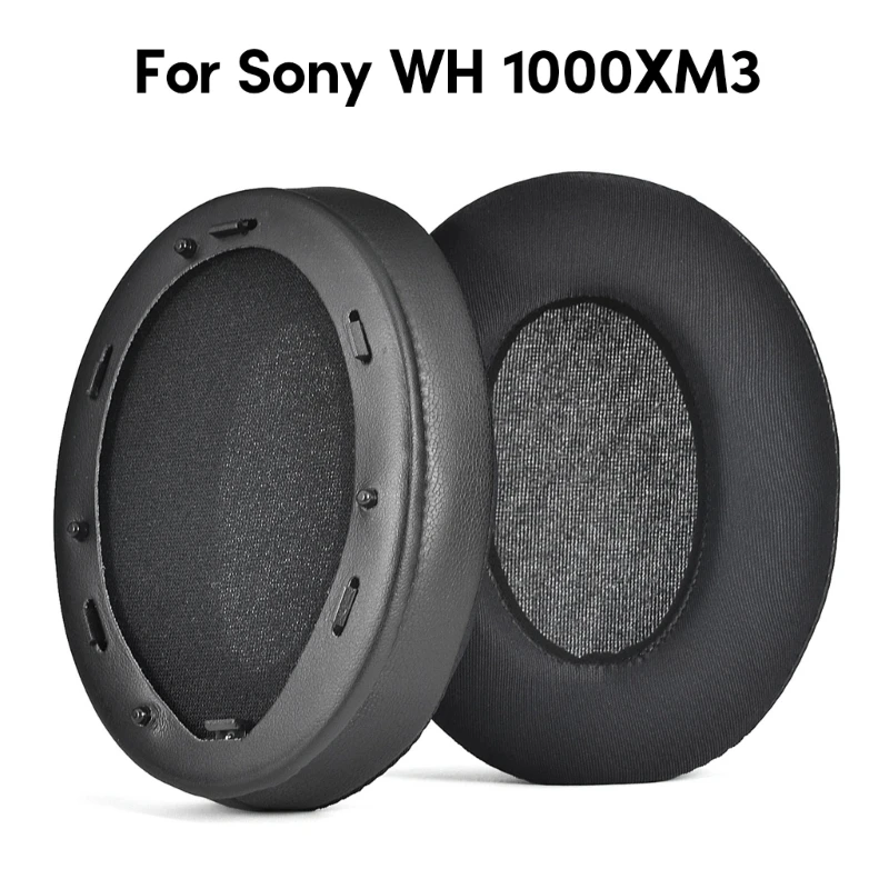 Almofadas protetoras para fones ouvido, muffs, peças reparo para wh1000xm3, protetores ouvido, substituição
