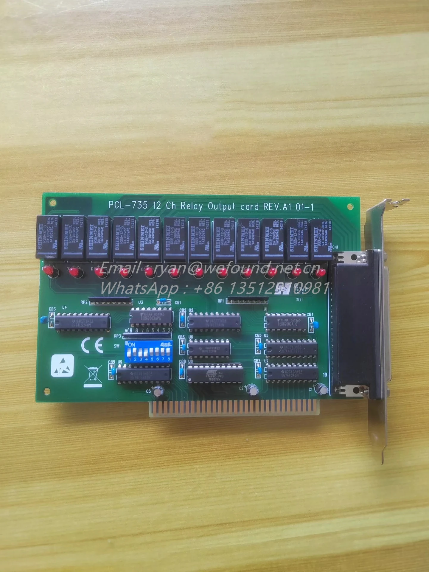 PCL-735 for Advantech 12 channel Relay ISA card