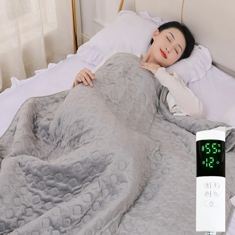 電気毛布 洗濯機で洗える、オフィスチェアや自宅用の電気加熱カバー、一人用、温度調節可能