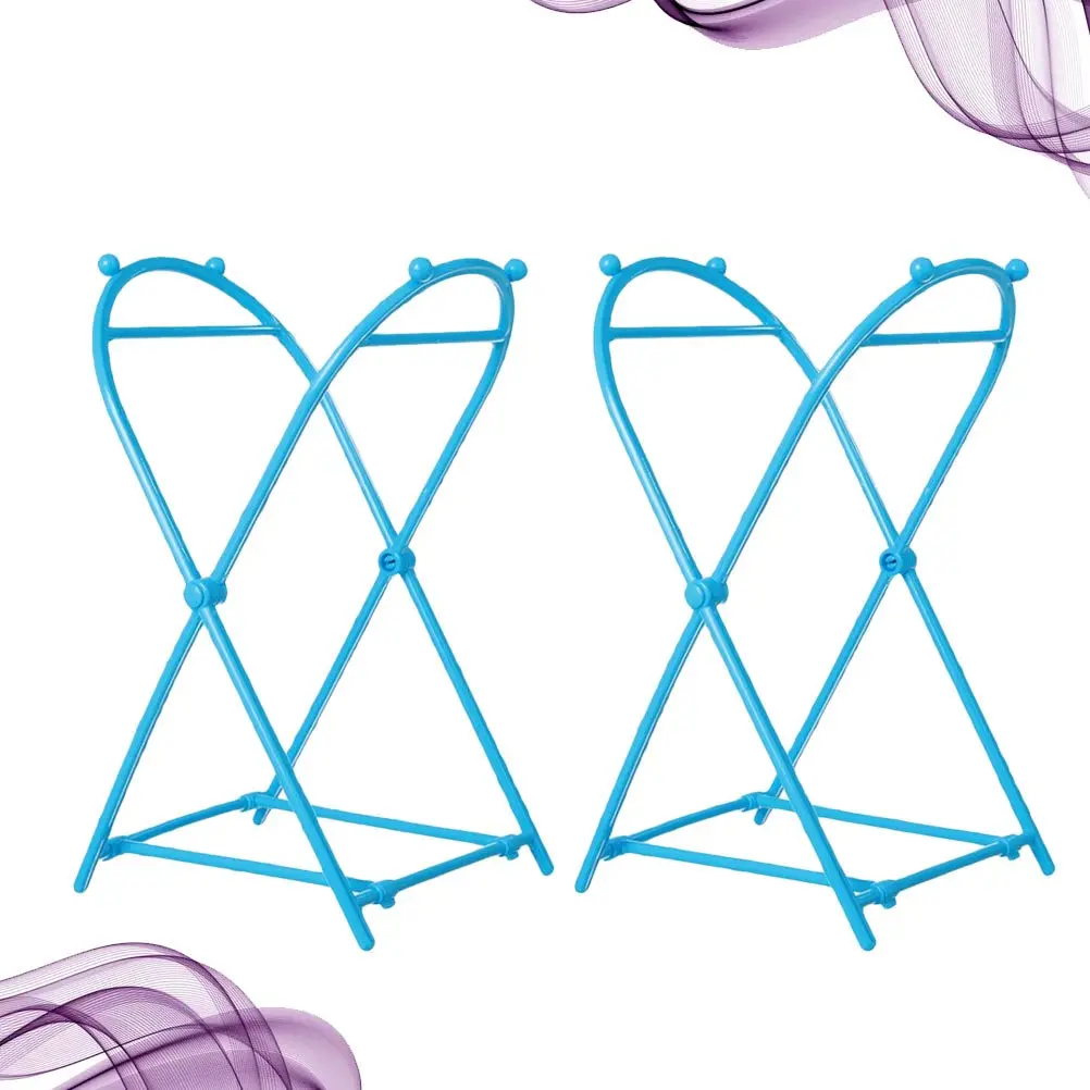 

Держатель для мусорных пакетов, 2 шт., подвесная стойка, экономия места, складная конструкция, для кухни, дома, ванной, кемпинга, барбекю, отдыха на природе, синий