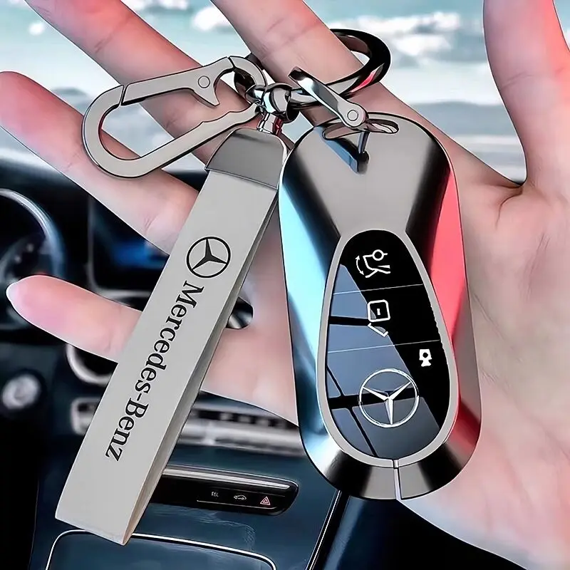 2025 Mercedes Benz C260L keycase E300L high-end GLC300L men's C200L car GLB220 shell buckle