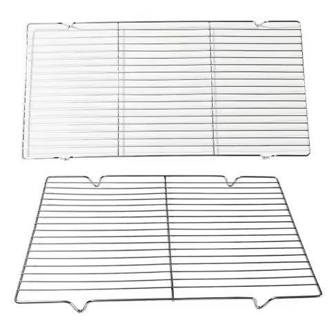 Grill Mesh Net Stainless Mat Net Grid Shape Rectangle Grill Grilling Mesh Net BBQ Tools Barbecue Stove Accessories Grill Rack
