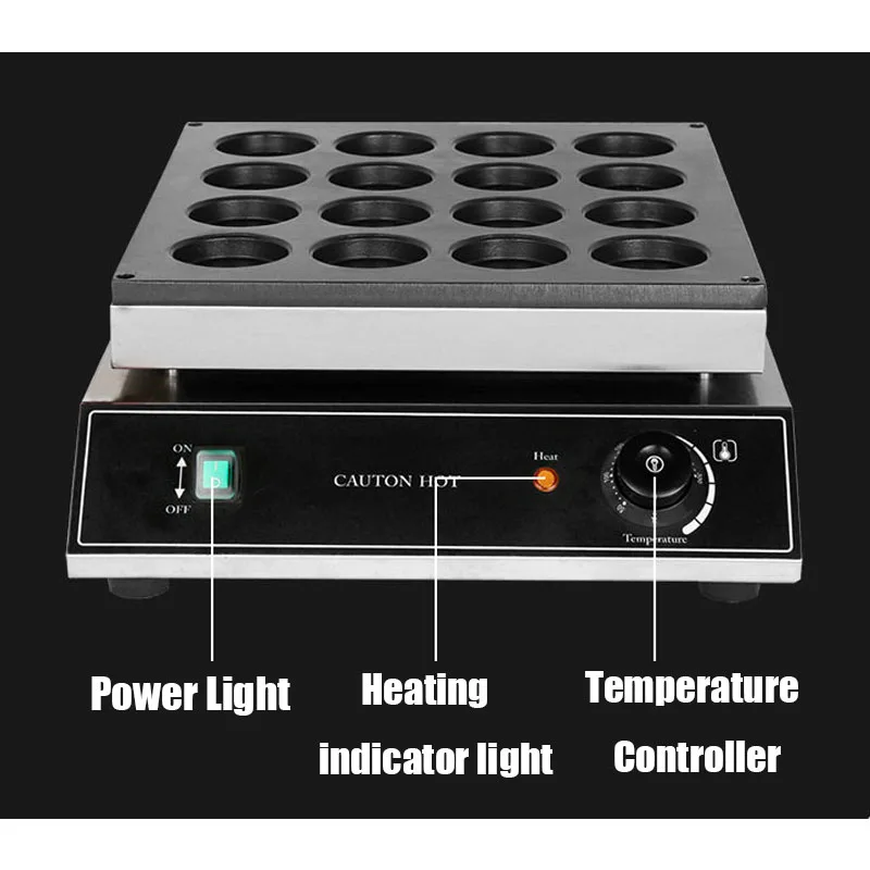 Electric 110V/220V Round Wheel Cake Pancake Machine Muffin Snack Equipment