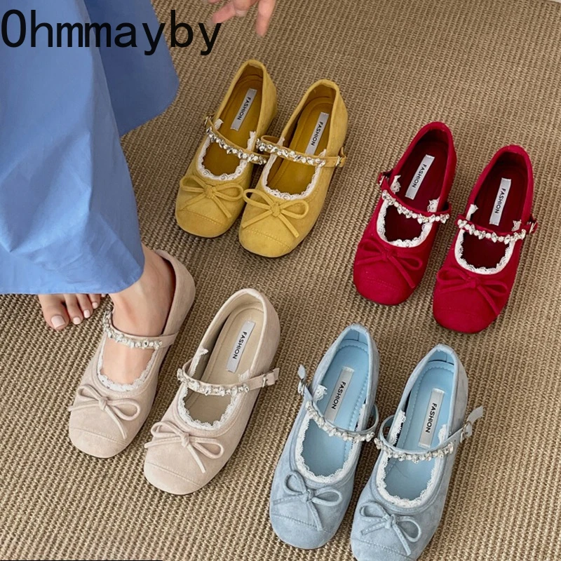 

Новые осенние женские туфли Мэри Джейн с внутренней высотой, модные женские повседневные туфли на мягкой подошве, элегантные модельные балетки