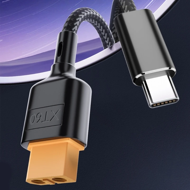 نوع C إلى XT60 كابل شحن Xt60 شاحن سلك ل M4 جيب/M7 M6 شاحن لهب الحبل شحن محول كابل