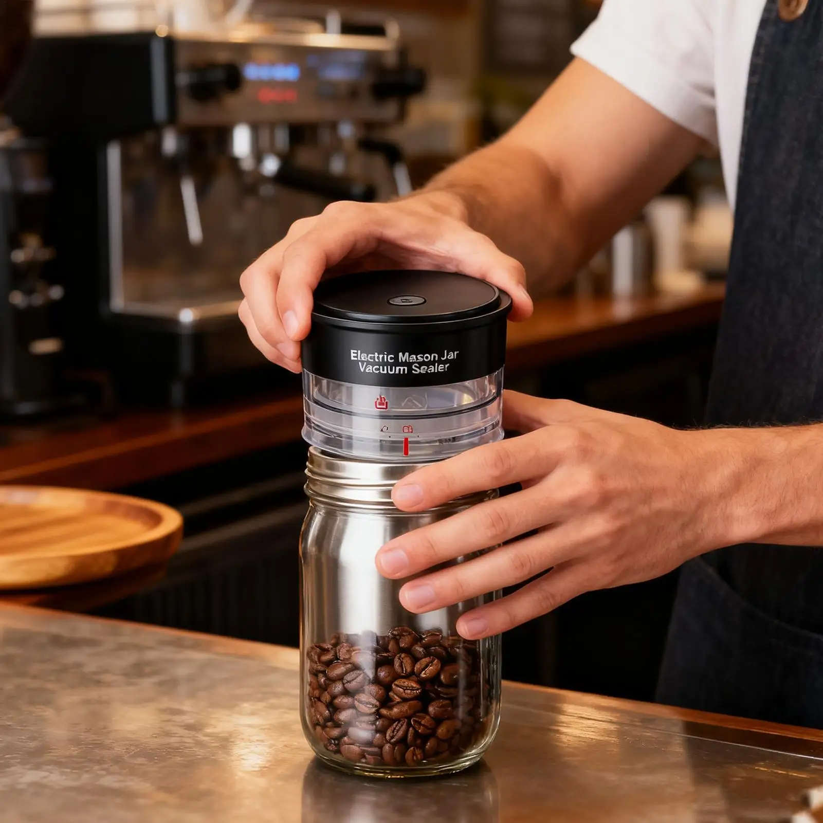 

Jar Vacuum Sealer Portable Electric Sealing Tool Vacuum Sealer For Canning Jar For Dry Food Cereals Home Dormitory Hotel