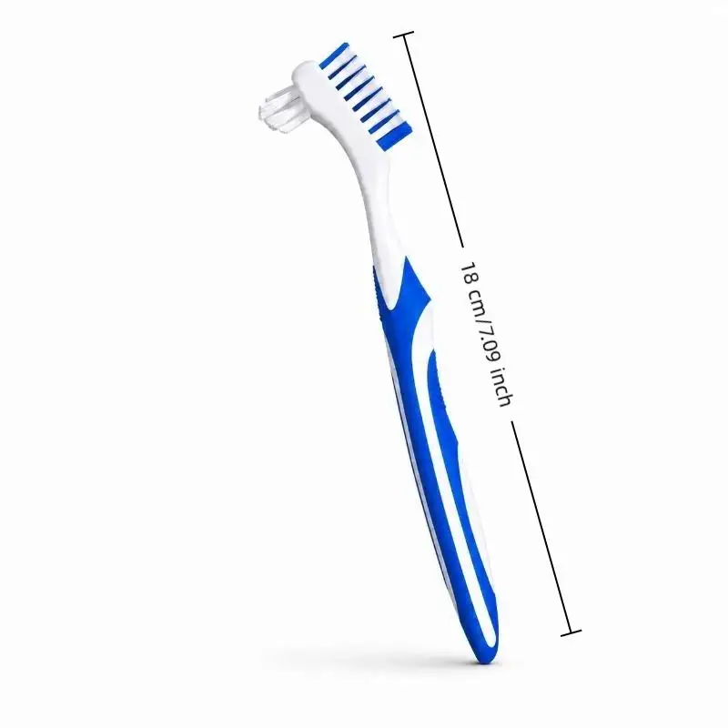 Dual Head Denture Cleaning Brush BPA Free Non-Toxic Efficient Cleaner for Invisible Braces Aligner Retainer Care