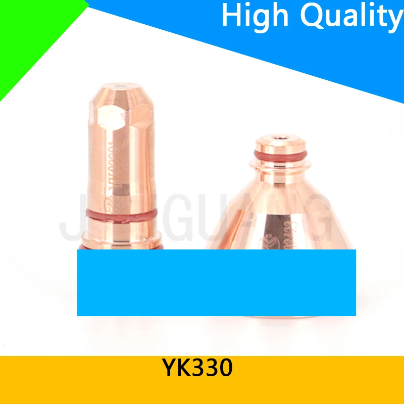 5 Tip + 5 Electrode Nozzle YK330 YK-330 Plasma Cutting Machine CNC  Huayuan Torch Electrode Nozzle LGK-300