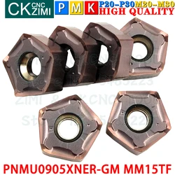 PNMU0905XNER-GM MM15TF PNMU 0905 XNER-GM Carbide Inserts Fast Feed Milling Inserts MFPN CNC Heavy Cutting Indexable Milling Tool