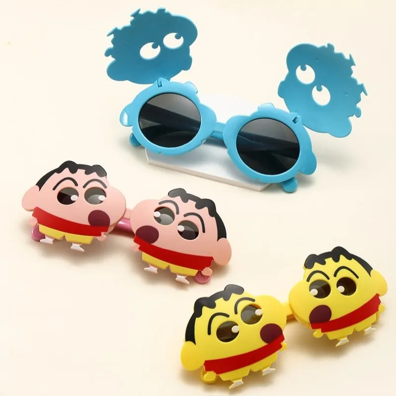 

New Cartoon Crayon Shinchan UV Protection Sunglasses Kawaii Shinchan Party Glasses Toys Travel Photo Accessories Birthday Gifts