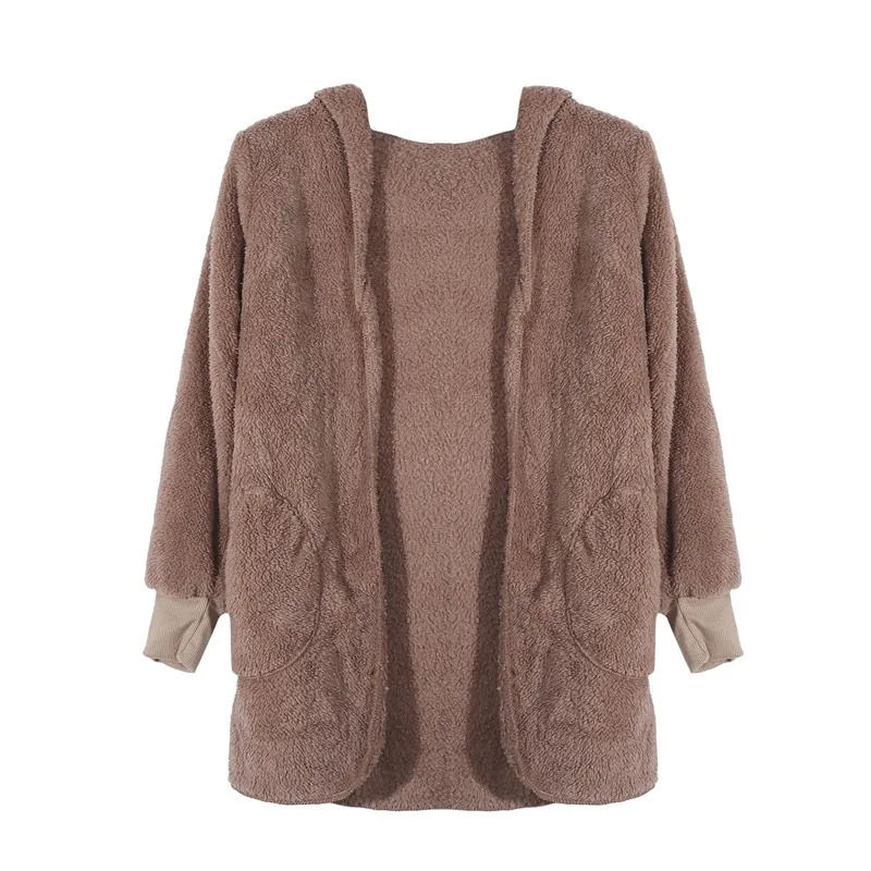 Cappotto di pelliccia di simulazione delle donne di inverno giacca a doppia faccia moda Casual femminile di media lunghezza cappotti di colore solido autunno abbigliamento donna