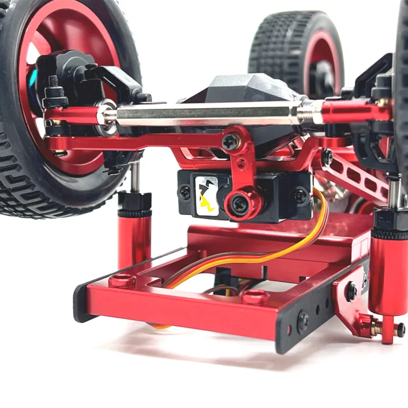 Remote Control Car Accessories Metal Upgrade Shock Absorber Tail Plate Tail Beam Suitable For 1/12 MN168 Modification Parts