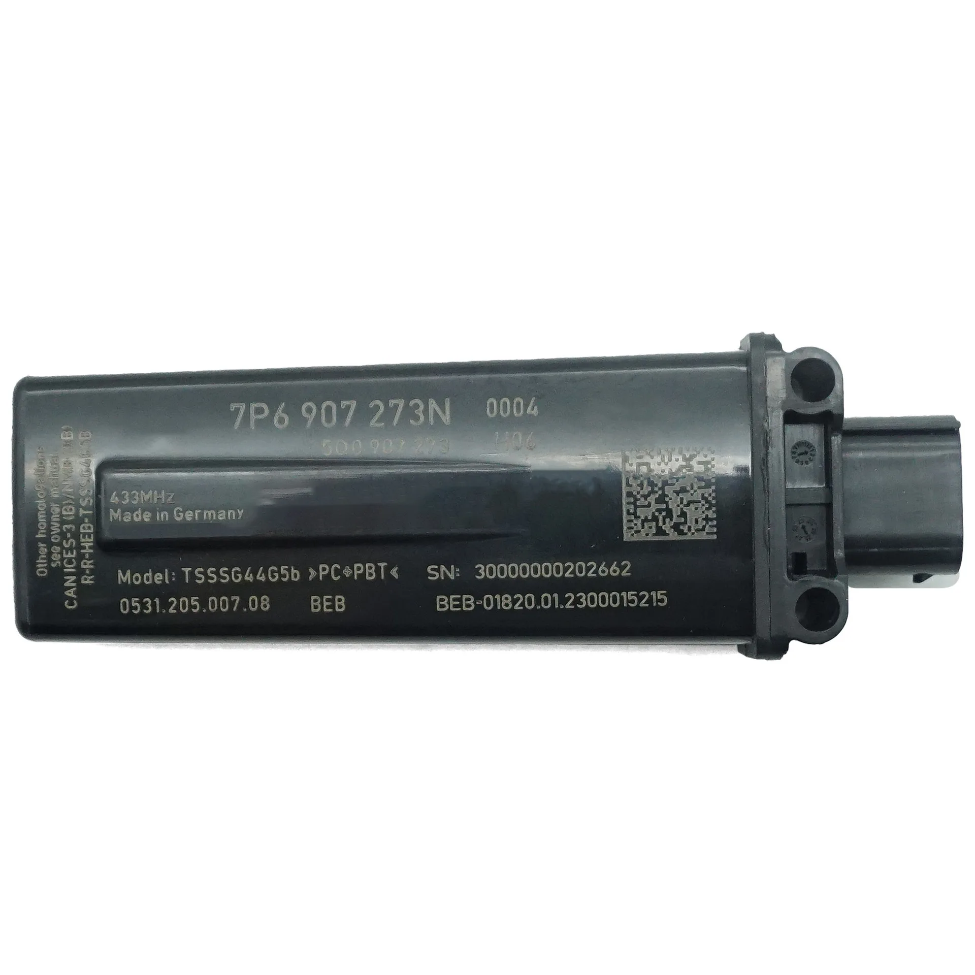 

Tire pressure monitoring module 7P6 907 273N – suitable for restoring tire pressure monitoring function in Audi A6 and C7.